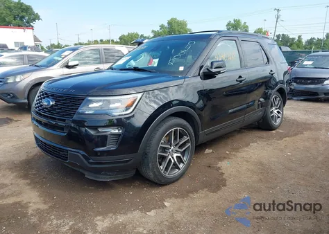 2018 Ford Explorer Sport из США, поврежденный, VIN 1FM5K8GT9JGC04802